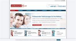 Desktop Screenshot of anrufbeantworter24.com